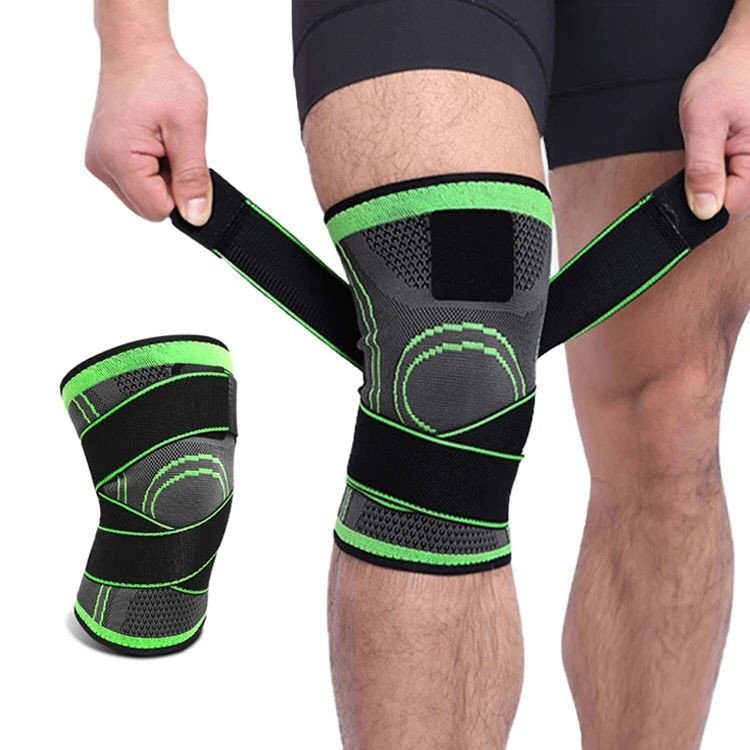 Ceinture de compression de sport en tricot Basketball Cyclisme Running Badminton Outdoor Alpinisme Genouillères