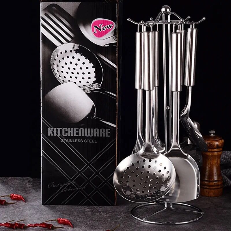 Offre Spéciale Usine Prix 9 pièce non-bâton Ustensiles De Cuisine Mis En Acier Inoxydable