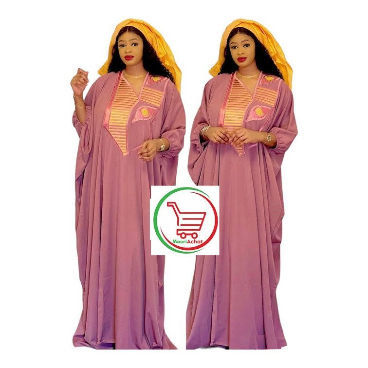 Boubou Brodé Léger pour Femme