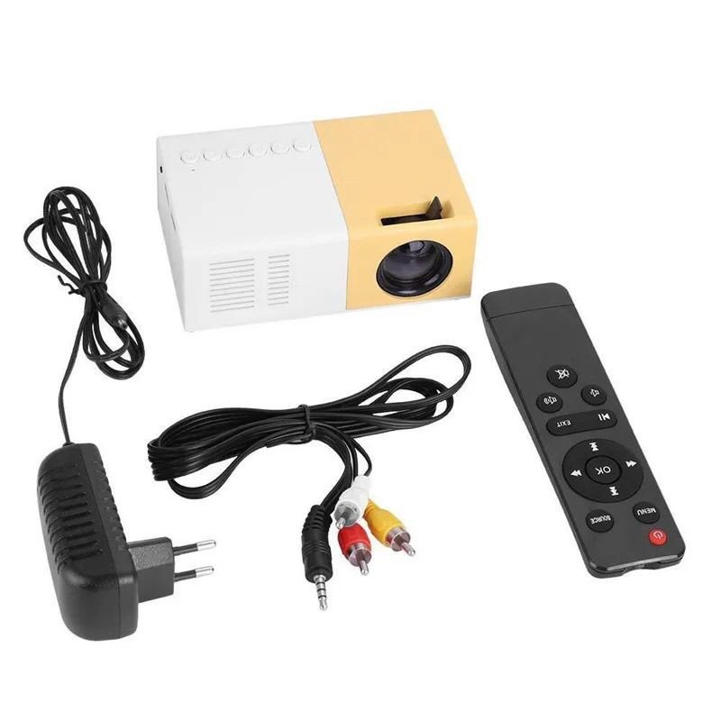 Mini Projecteur LED Portable 1080P H-I Beamer TFT LCD Projecteur LED H-I USB AV SD Pour Home Cinéma Éducation Des Enfants